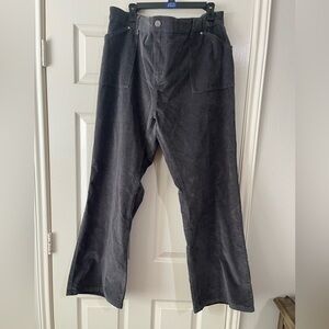 NWT - Cotton On grey corduroy boot cuts pants - size 24